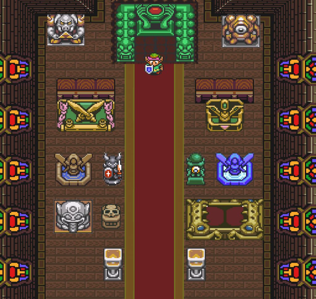 The Legend of Zelda: A Link to the Polychrome Statuary