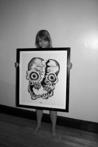 Shawna with Cleaved Skull