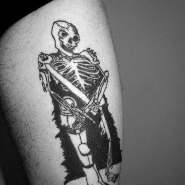 Skeleton Warrior Tattoo